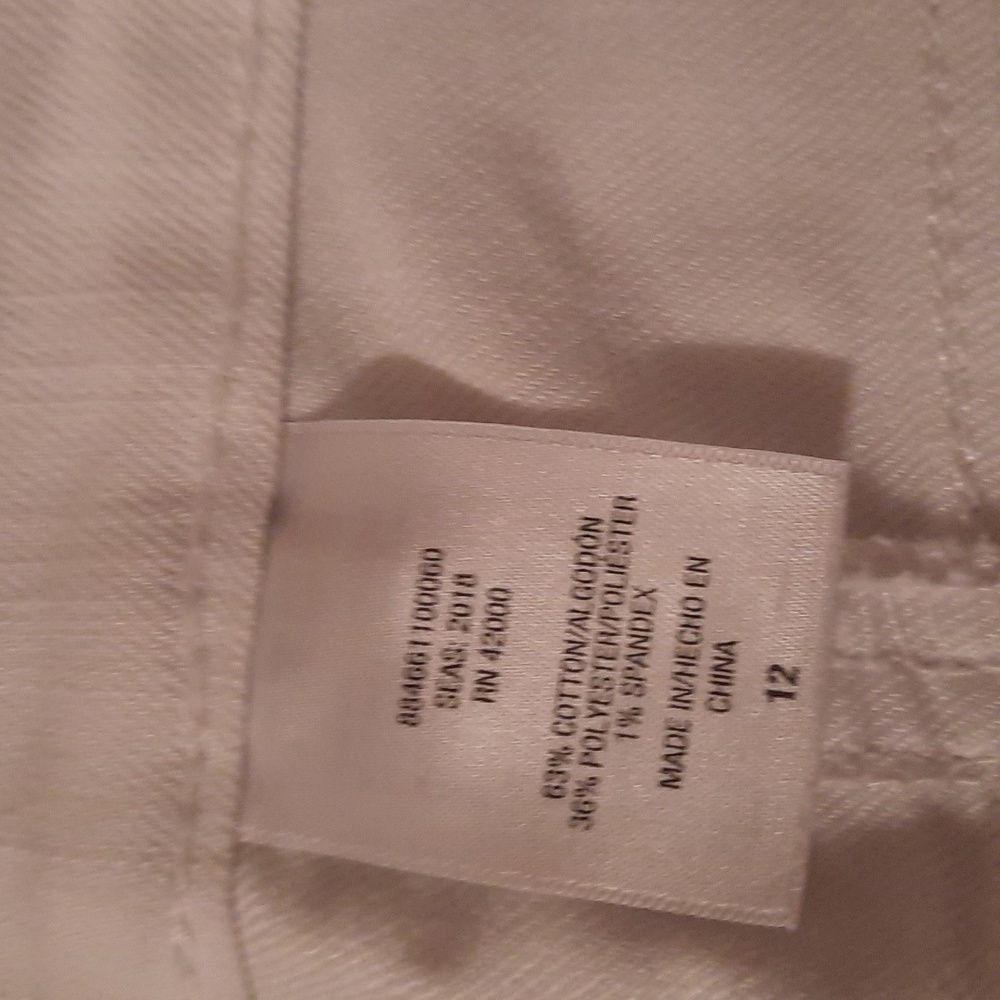 Women White Jean Skirt - Picture 3 of 5